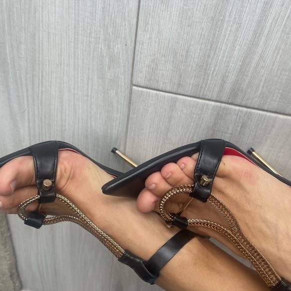 Pleaser RED insoles Haute couture heels size 7 TEENSTREETS - Picture 5 of 16